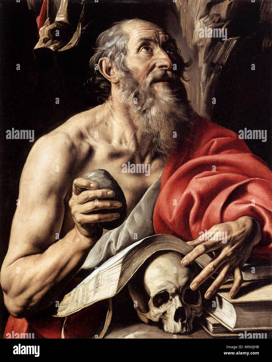 English: St Jerome   between 1624 and 1626.   1159 Tanzio Da Varallo - St Jerome - WGA22022 Stock Photo