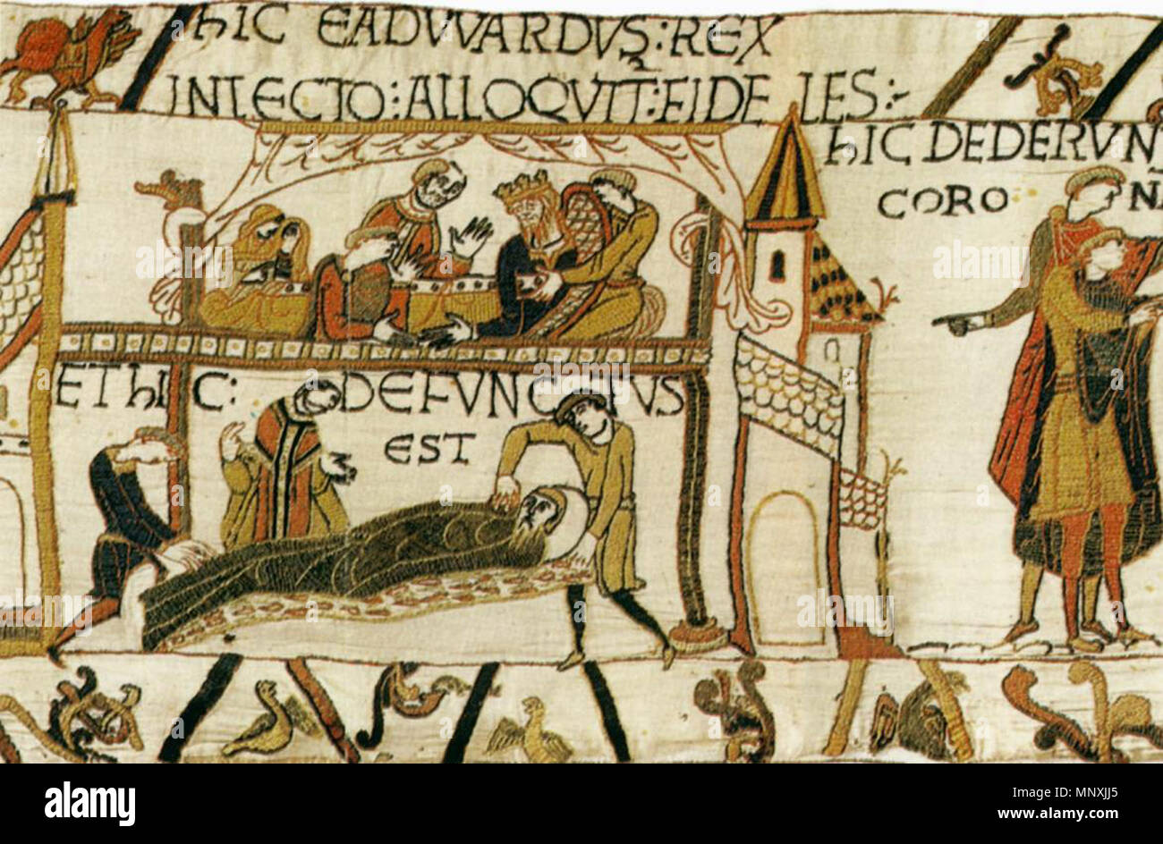 The Bayeux Tapestry (detail) circa 1080. 1159 Tapestry by unknown