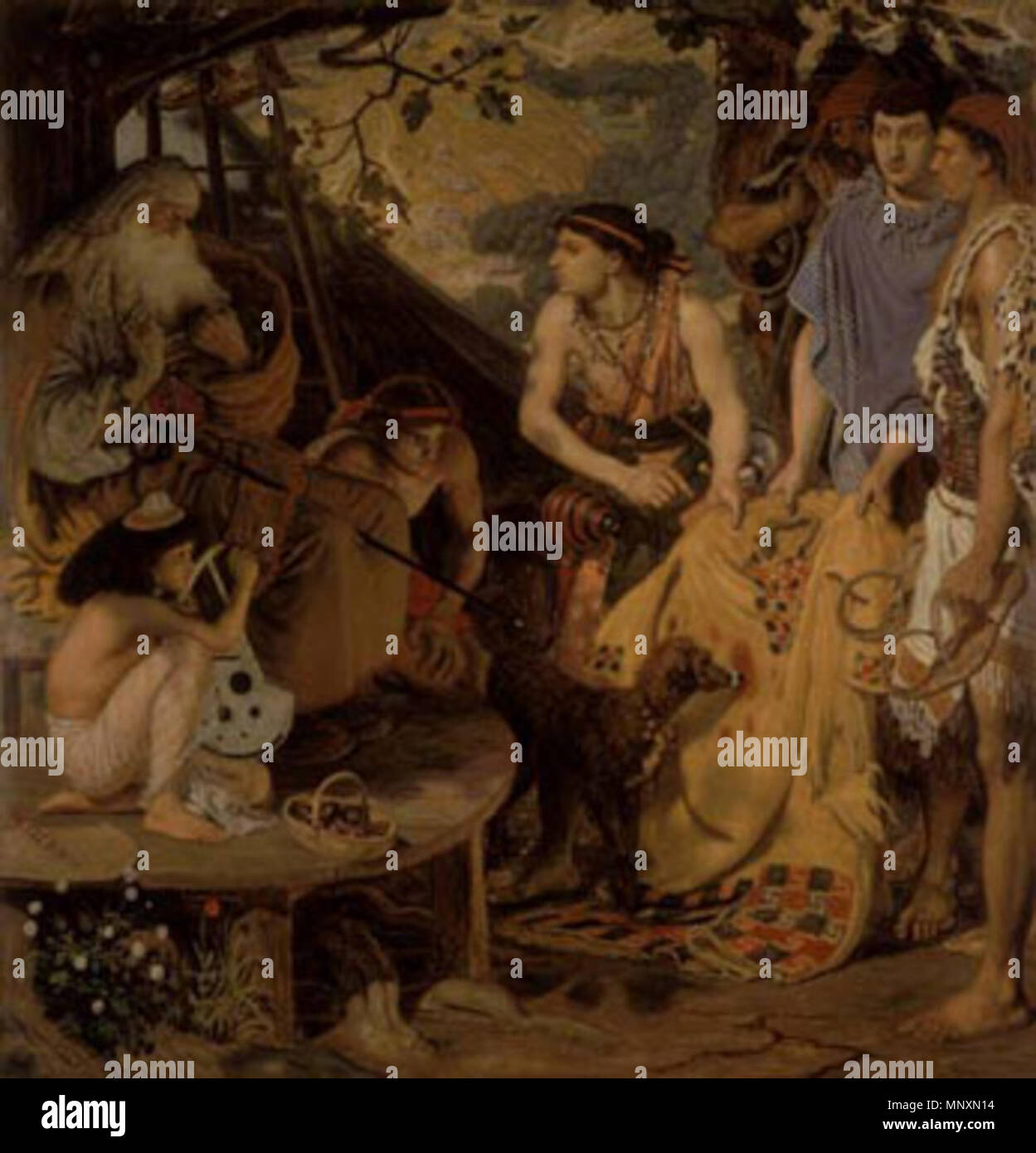 . English Painting by Ford Madox Brown . 23 February 2012. 1170 The