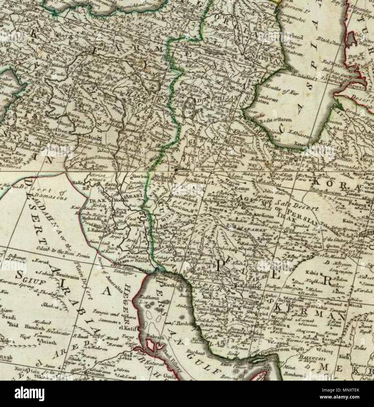 . English: Composite of) Asia and its islands according to d'Anville; divided into empires, kingdoms, states, regions, &ca. with the European possessions and settlements in the East Indies and an exact delineation of all the discoveries made in the eastern parts by the English under Captn. Cook. (By Thomas Kitchin). London, printed for Robert Sayer, Fleet Street as the Act directs, 6 Jany. 1787 . 1787.   Thomas Kitchin  (1719–1784)    Description British cartographer and engraver  Date of birth/death 1718 1784  Location of birth/death United Kingdom United Kingdom  Authority control  : Q368802 Stock Photo