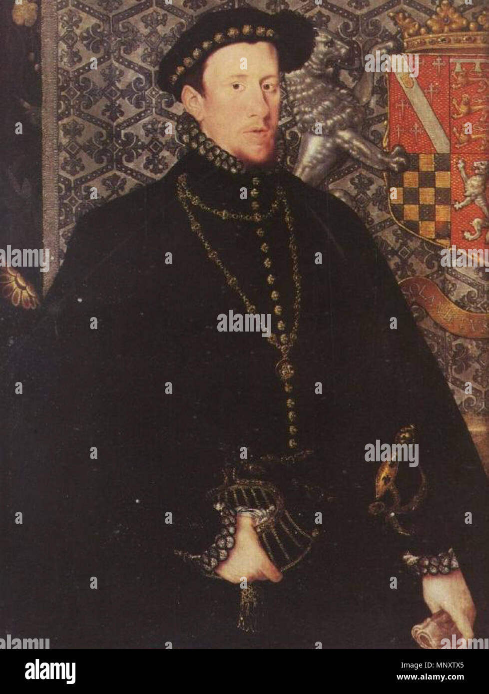 Portrait of Thomas Howard, 4th Duke of Norfolk 1563. 1190
