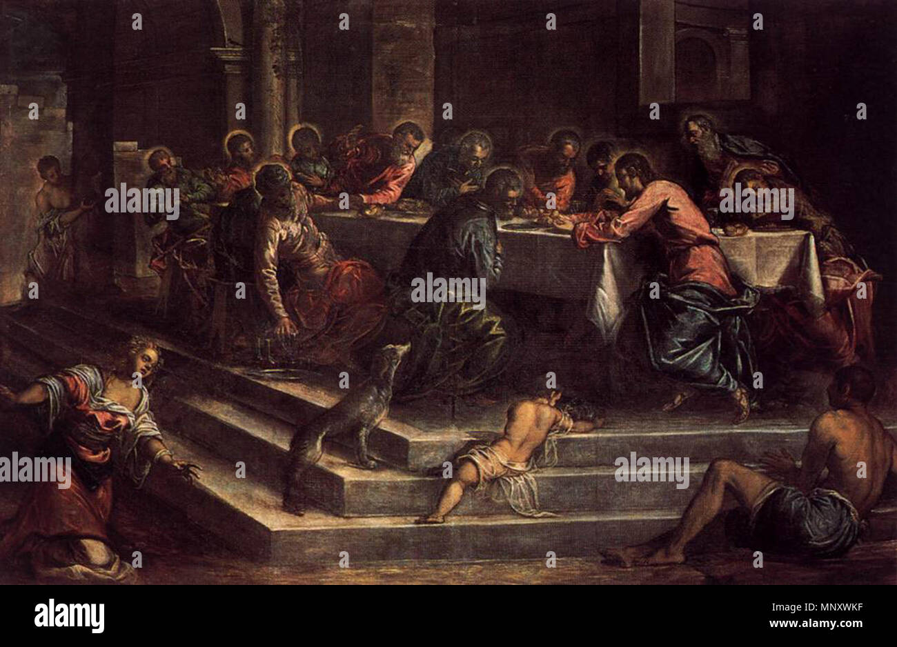 The Last Supper Circa 1570 1194 Jacopo Tintoretto The Last Supper the-last-supper-circa-1570-1194-jacopo-tintoretto-the-last-supper