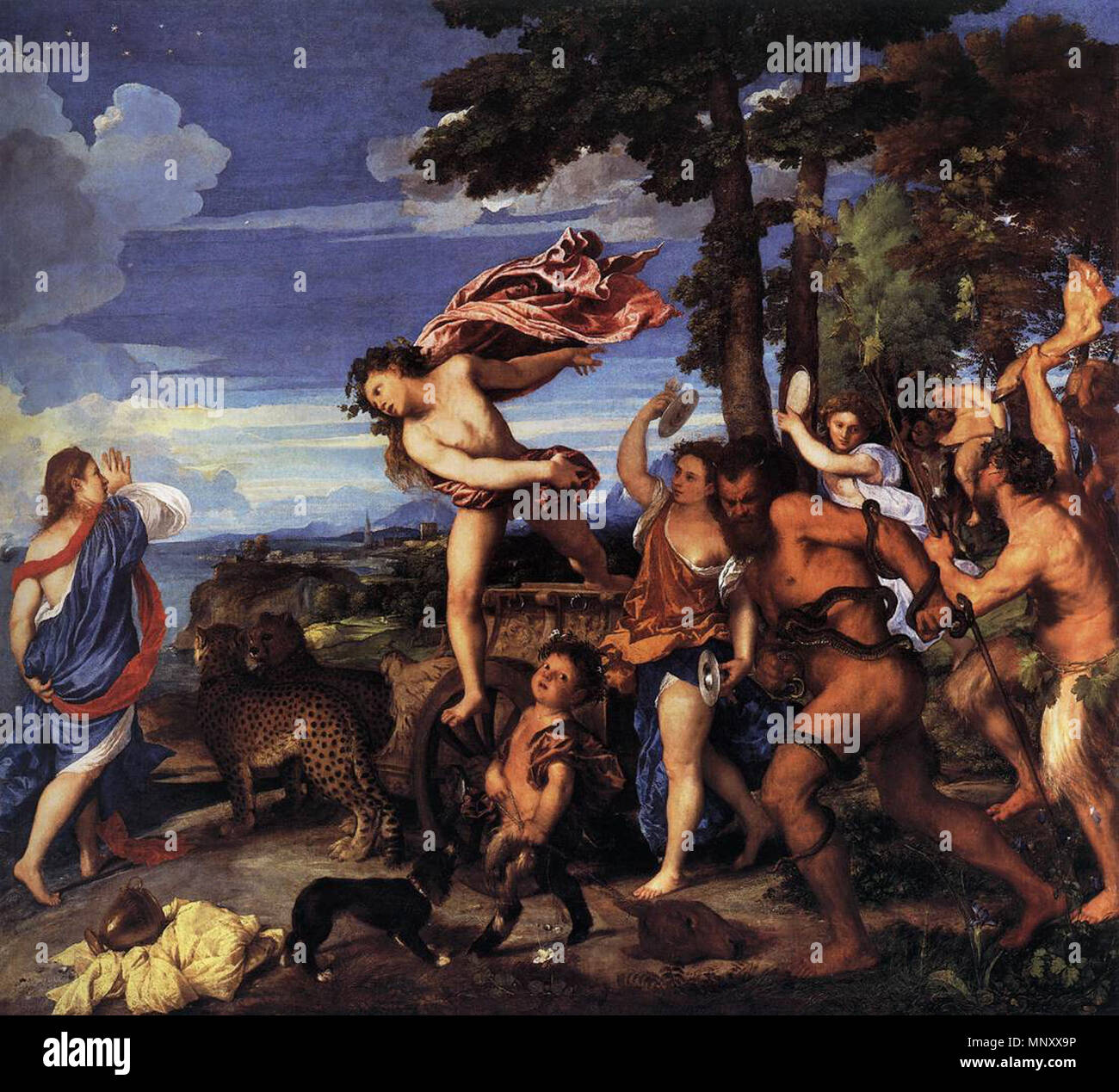 Bacchus and ariadne titian hi-res stock photography and images - Alamy
