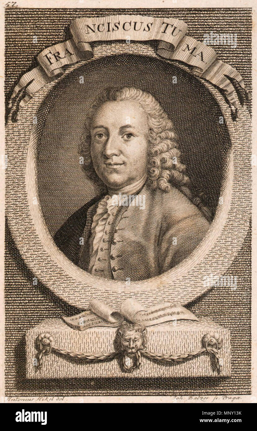 1211 František Tuma by Anton Hickel Stock Photo
