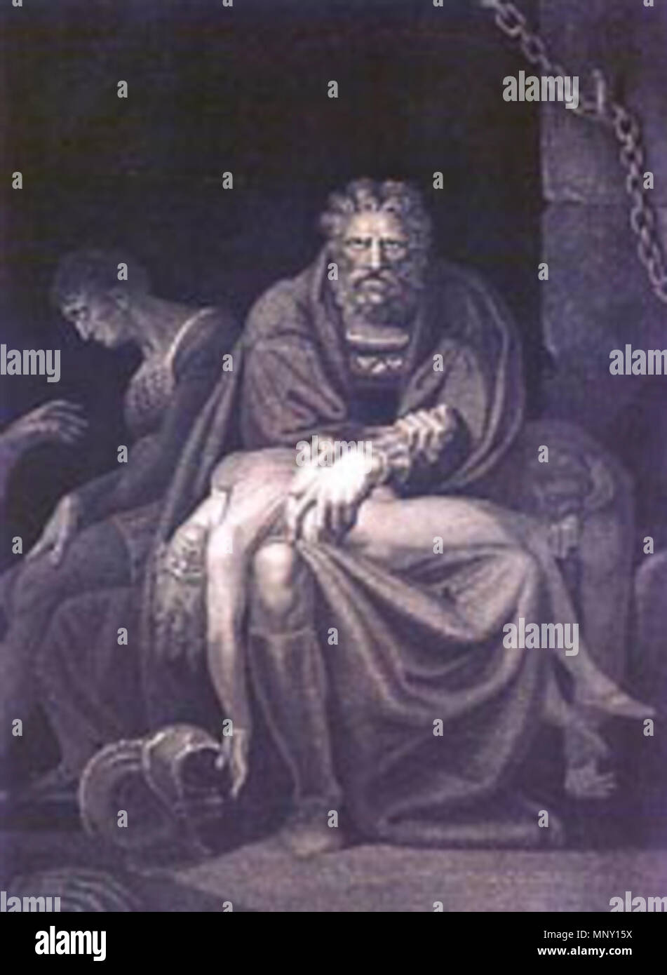 Ugolino and his Sons Starving to Death in the Tower 1806 1786. 1211