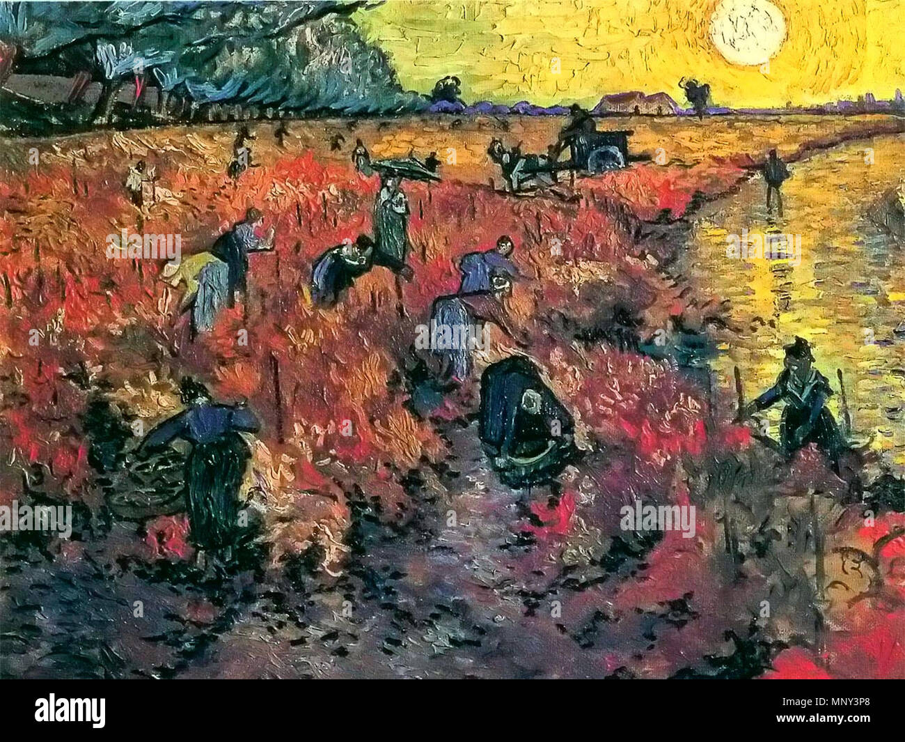 The Red Vineyard . the only painting Vincent van Gogh is certainly known to  have sold during his lifetime. Arles, 4 November 1888. 1223 Vincent Willem van  Gogh 036 Stock Photo - Alamy