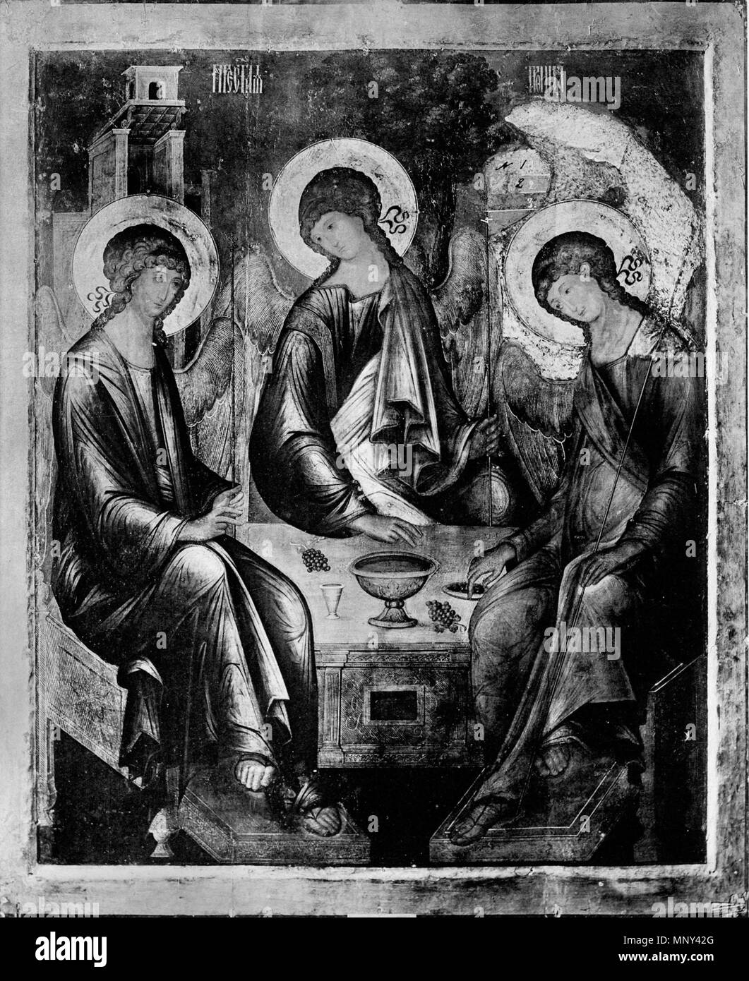 Painted in xv c n a a rublev n a hi-res stock photography and images ...