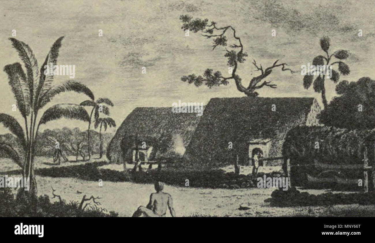 English Villages On Hawaii W Ellis Ca 1779 Memoirs Bishop Museum Vol Ii Fig 91 Circa 1779 William Ellis 1756 1785 Description British Naturalist Date Of Birth Death 1756 Unclarified 1785 Unclarified Work