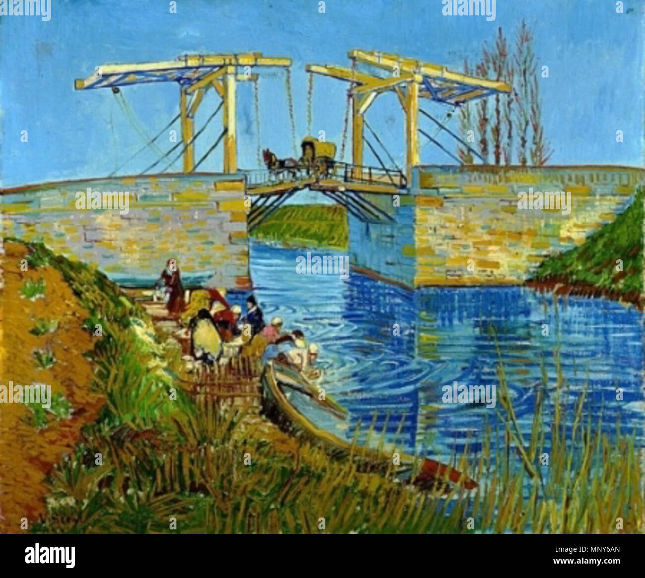 Vincent van gogh the bridge of arles hi-res stock photography and