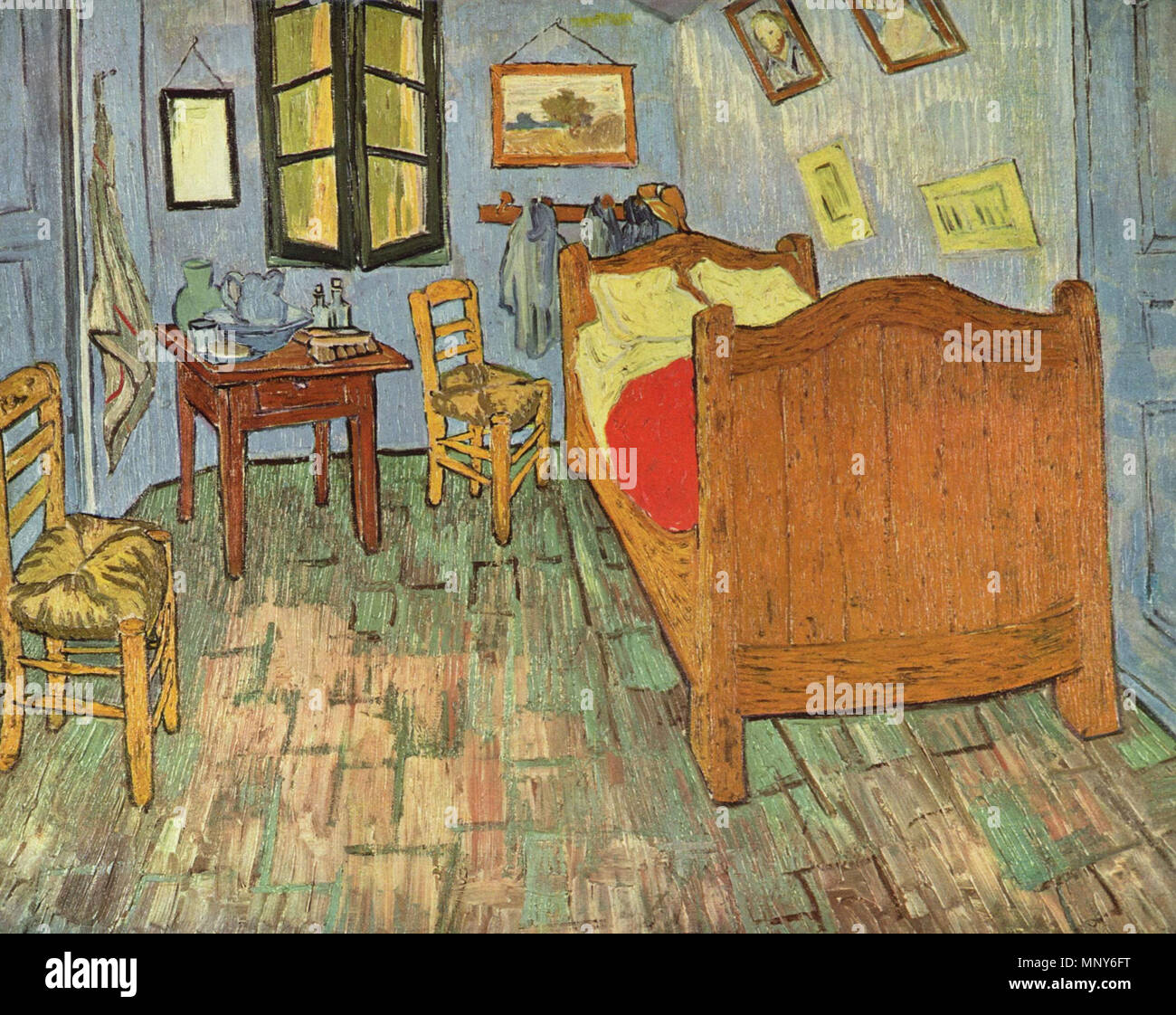 Deutsch: Vincents Schlafzimmer in Arles English: Vincent's Bedroom in Arles  Italiano: Camera da Letto September 1889. 1238 Vincent Willem van Gogh 135  Stock Photo - Alamy