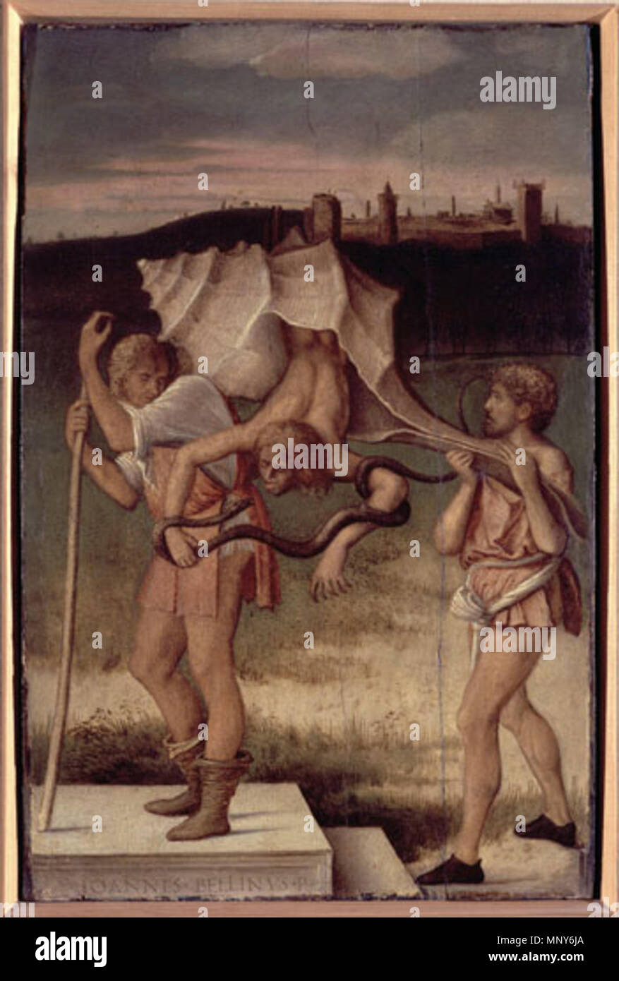 . Vier allegorieën (Restelo di Vincenzo Catena), ca. 1490, Venezia, Gallerie dell'Accademia . circa 1490.   1239 Vincenzo Catena 023c Stock Photo
