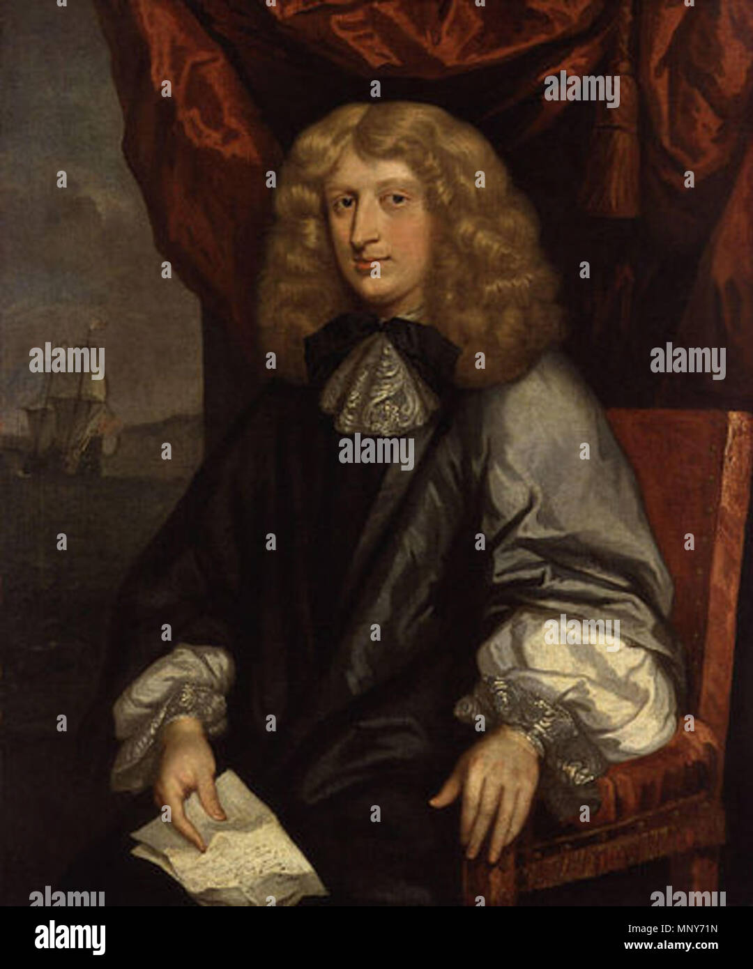 Lord Preston   1700s.   1240 Viscount preston Stock Photo