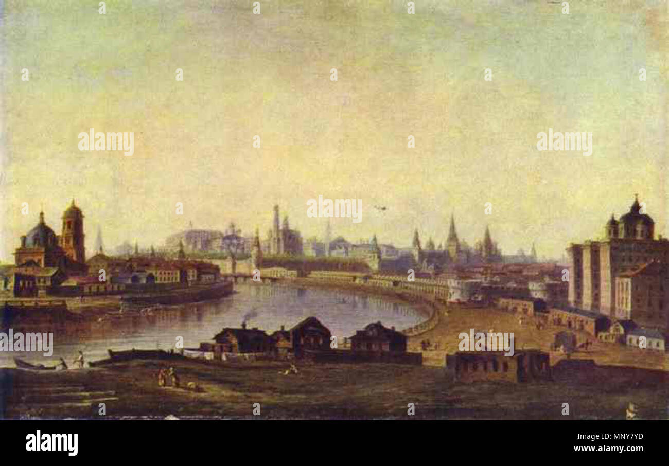 . View of Moscow. 1810s. Oil on canvas. The Pavlovsk Palace. Pavlovsk, Russia. 1810s.   Maxim Vorobiev  (1787–1855)     Alternative names English: Maxim Nikiforovich Vorobiev Русский: Максим Никифорович Воробьёв  Description Russian painter  Date of birth/death 6 August 1787 (in Julian calendar) 30 August 1855 (in Julian calendar)  Location of birth/death Pskov Saint Petersburg  Work location Saint Petersburg, Moscow  Authority control  : Q443001 VIAF: 53924281 LCCN: no2007042777 SUDOC: 149841108 WorldCat 1245 Vorobyev moscow1810s Stock Photo