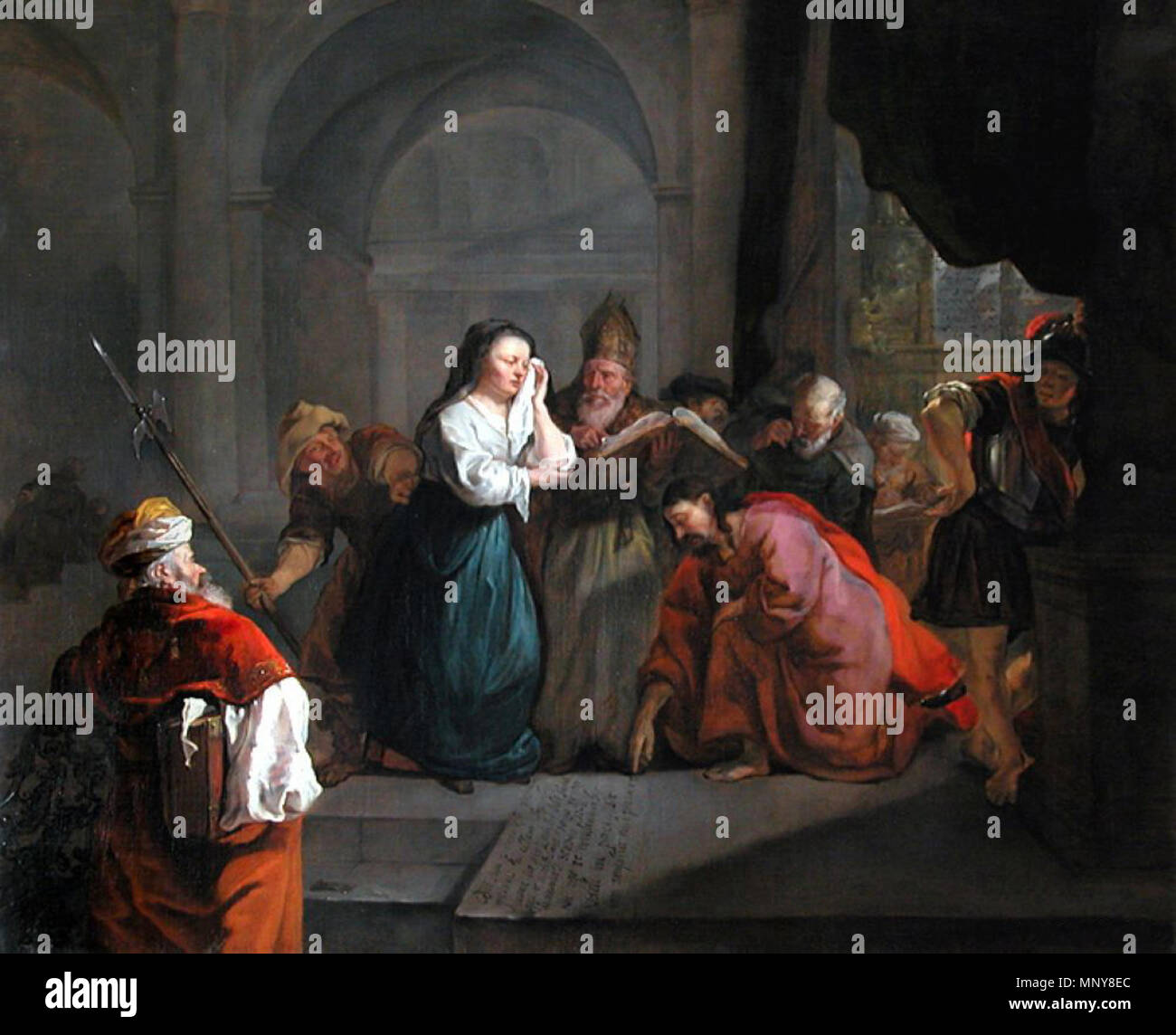 Christ And The Woman Taken In Adultery English Woman Taken In 