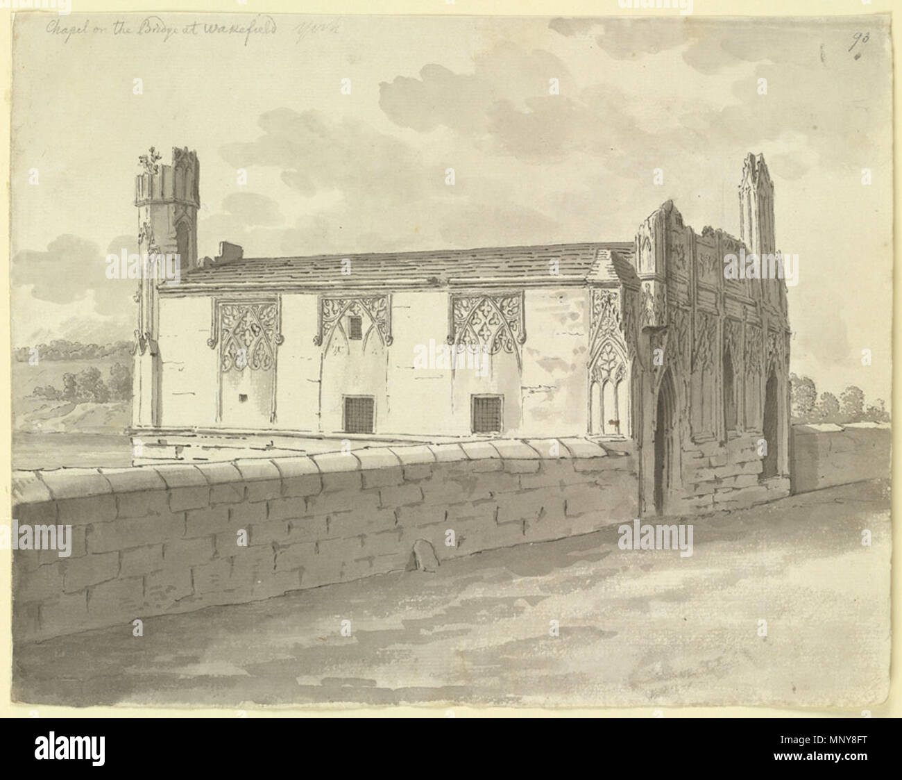 English Wakefield, the chapel on the bridge . English Chantry Chapel