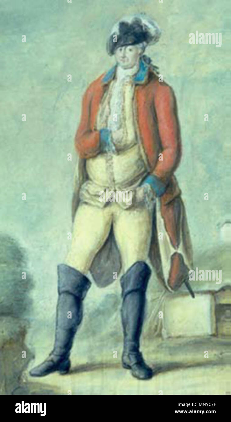 Portrait of William Halling (1744-1796)   1775.   1265 William Halling Stock Photo