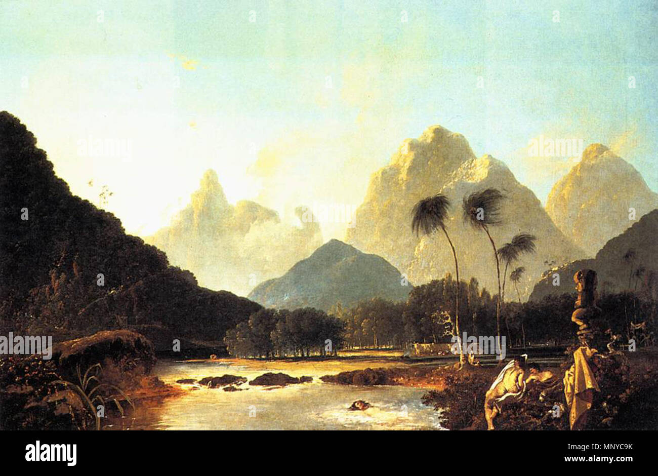 Tahiti Revisited   1776.   1265 William Hodges - Tahiti Revisited - WGA11447 Stock Photo