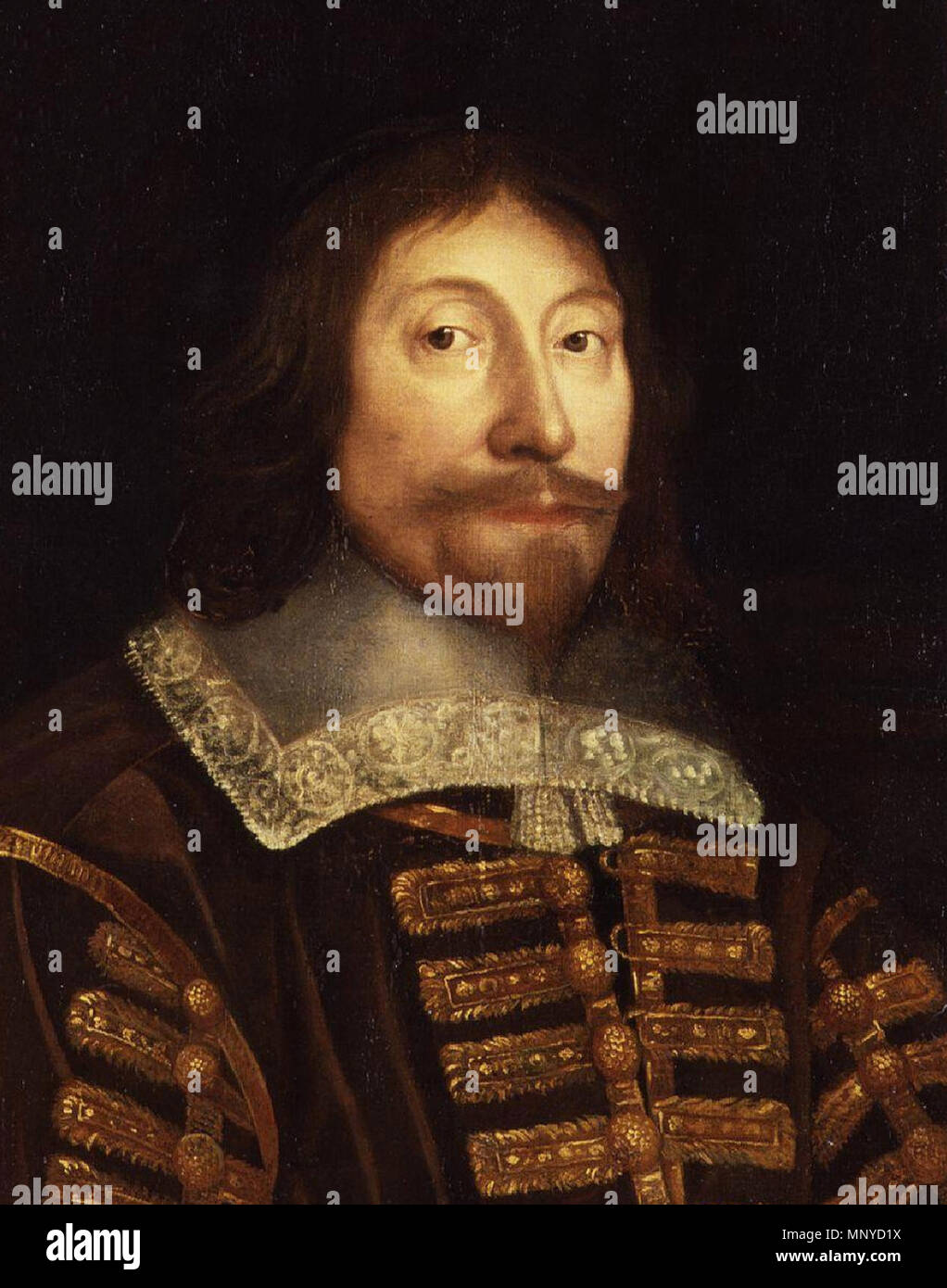 Portrait of William Lenthall (1591-1662)   Contemporary portrait after 1643.   1269 WilliamLenthall Stock Photo