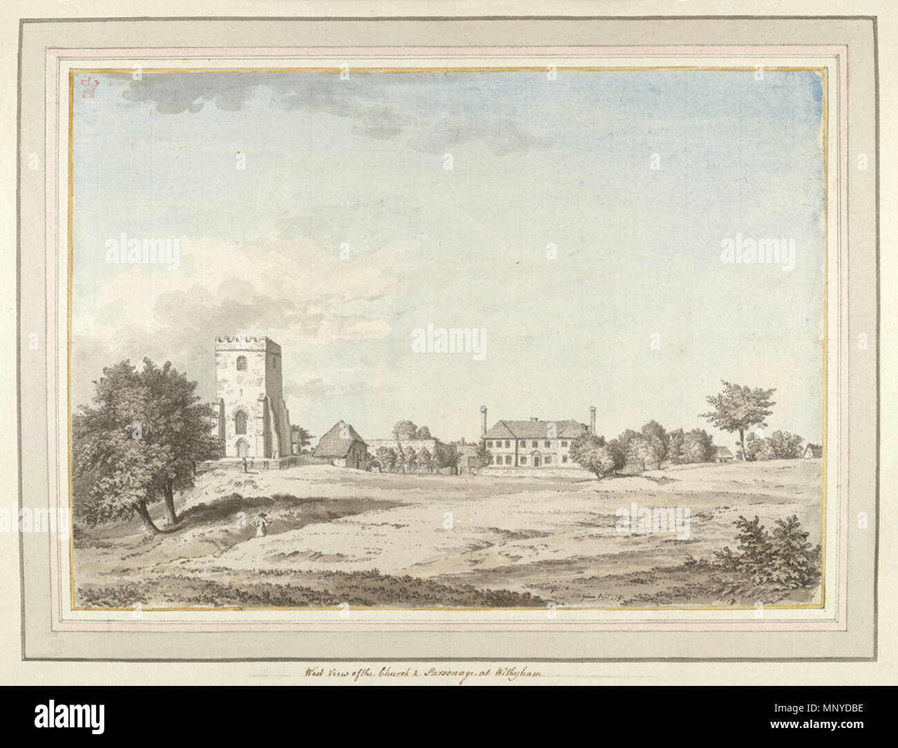 Withyham Church and Parsonage . English St Michael's parish church and