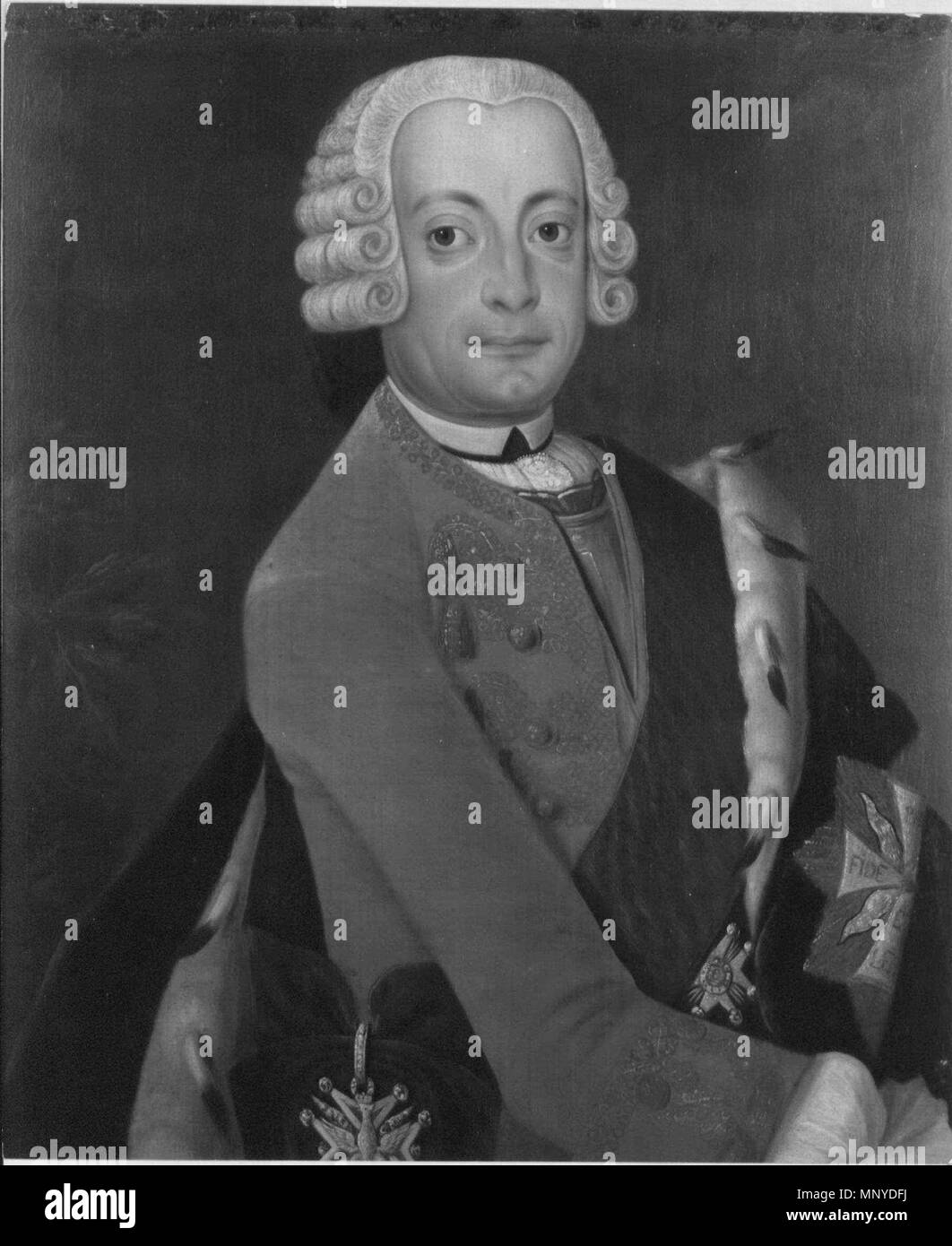Charles, Duke of Mecklenburg-Strelitz (1708-1752)   circa 1740-1752.   1271 WogeCharles Stock Photo