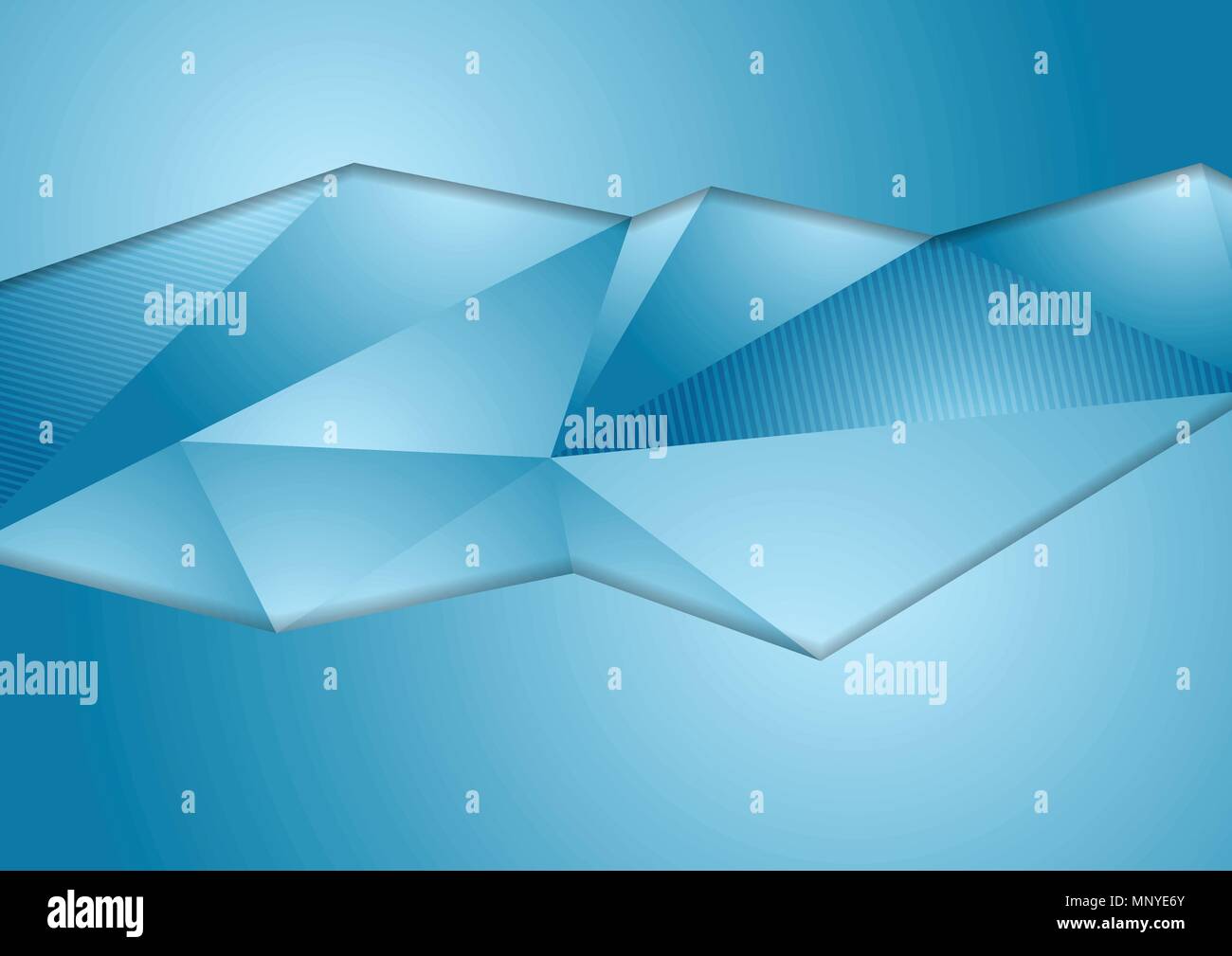 Abstract blue corporate polygonal tech vector background Stock Vector ...
