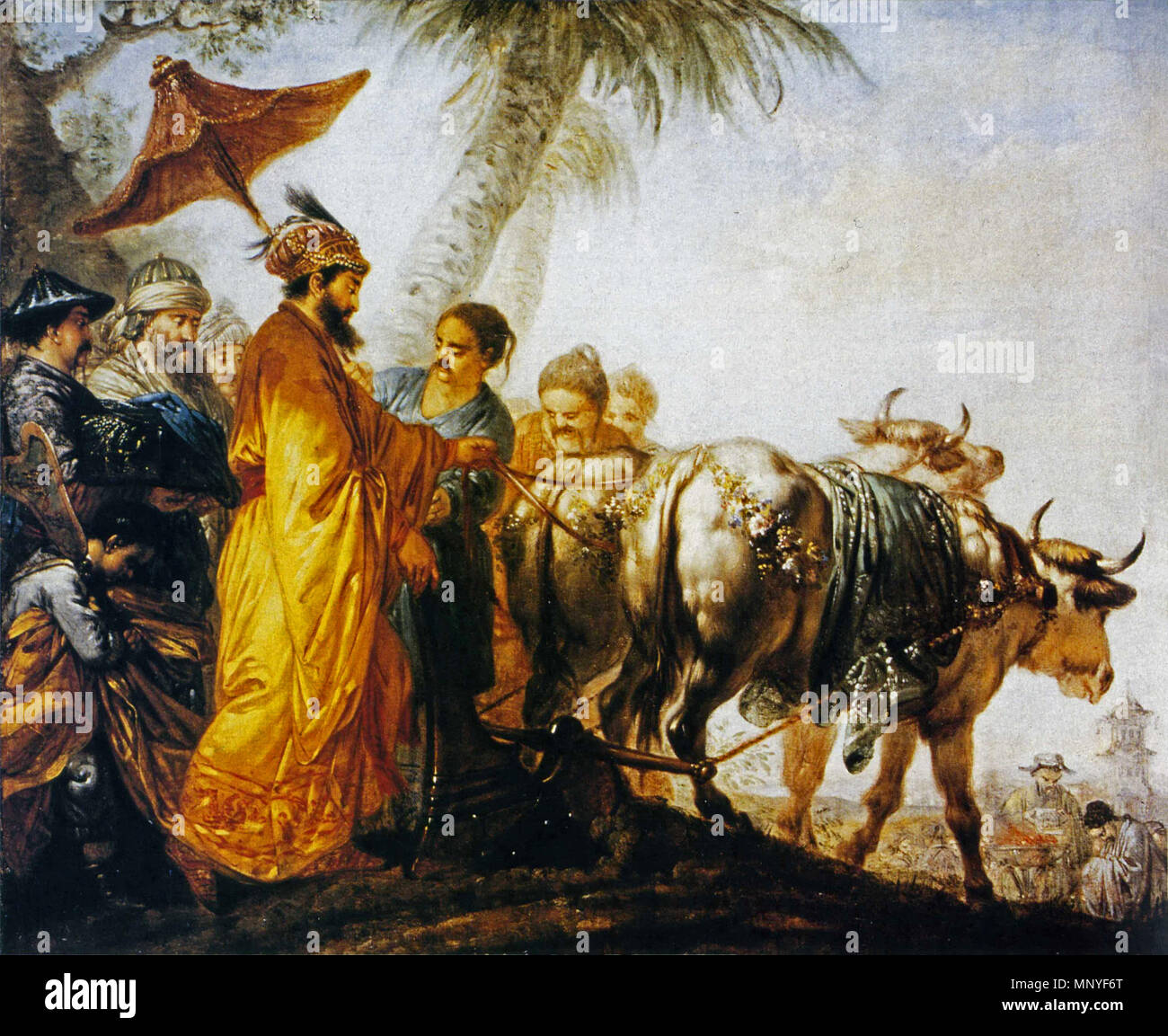 China emperor painting hi-res stock photography and images - Alamy