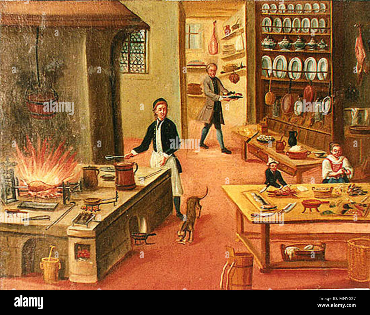 . English: Late 18th- century educational picture board from the school