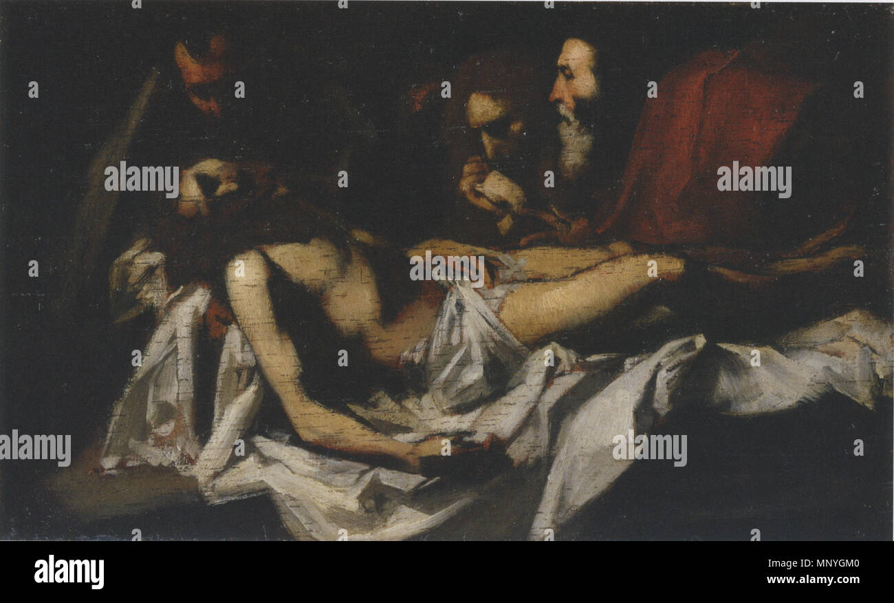 1288 Édouard Manet (attributed to) - Entombment (after Ribera) Stock Photo