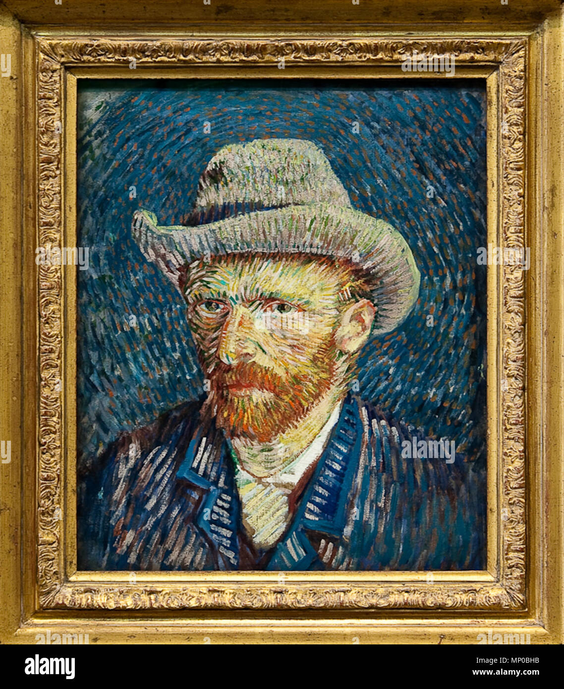 wortel Dagelijks Typisch Dutch: Zelfportret met vilthoed Self Portrait with felt Hat . 'Van Gogh  painted this self-portrait in the winter of 1887–1888, when he had been  living in Paris for nearly two years. Since