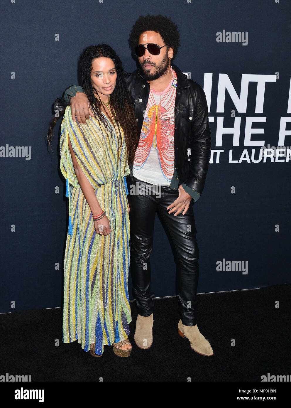 Lenny Kravitz And Lisa Bonet Stock Photos \u0026 Lenny Kravitz