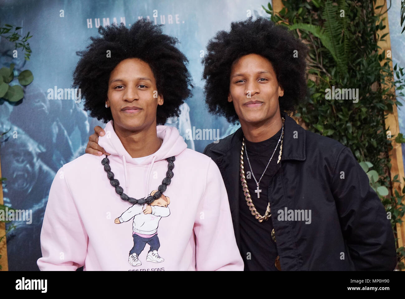 Les Twins 057 At The Legend Of Tarzan Premiere At The Dolby Theatre In Los Angeles June 27 16 Les Twins 057 Red Carpet Event Vertical Usa Film Industry Celebrities Photography Bestof