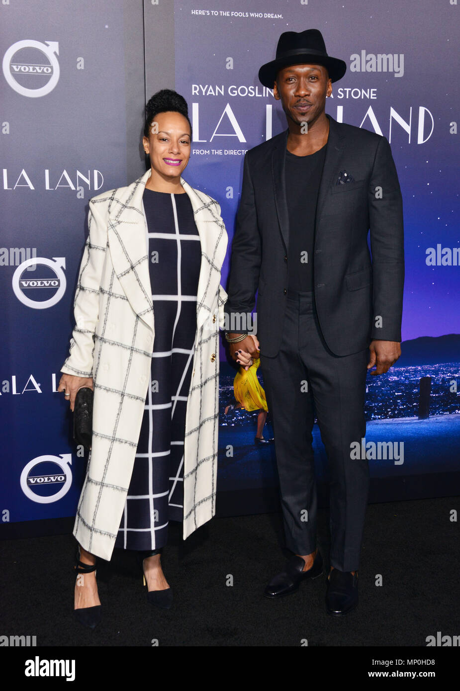 Mahershala Ali, Amatus Ali  at the La La Land premiere at the Westwood Village in Los Angeles. December 6th 2016.Mahershala Ali, Amatus Ali  ------------- Red Carpet Event, Vertical, USA, Film Industry, Celebrities,  Photography, Bestof, Arts Culture and Entertainment, Topix Celebrities fashion /  Vertical, Best of, Event in Hollywood Life - California,  Red Carpet and backstage, USA, Film Industry, Celebrities,  movie celebrities, TV celebrities, Music celebrities, Photography, Bestof, Arts Culture and Entertainment,  Topix, vertical,  family from from the year , 2016, inquiry tsuni@Gamma-USA Stock Photo
