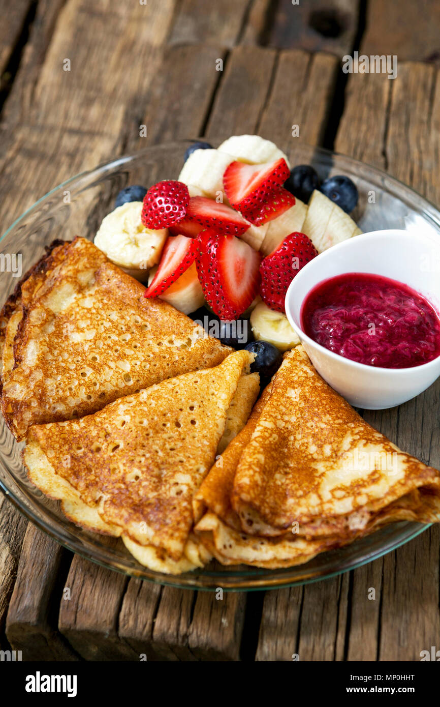 Gluten Free Pancakes (Gluten,Dairy,Sugar Free Stock Photo Alamy