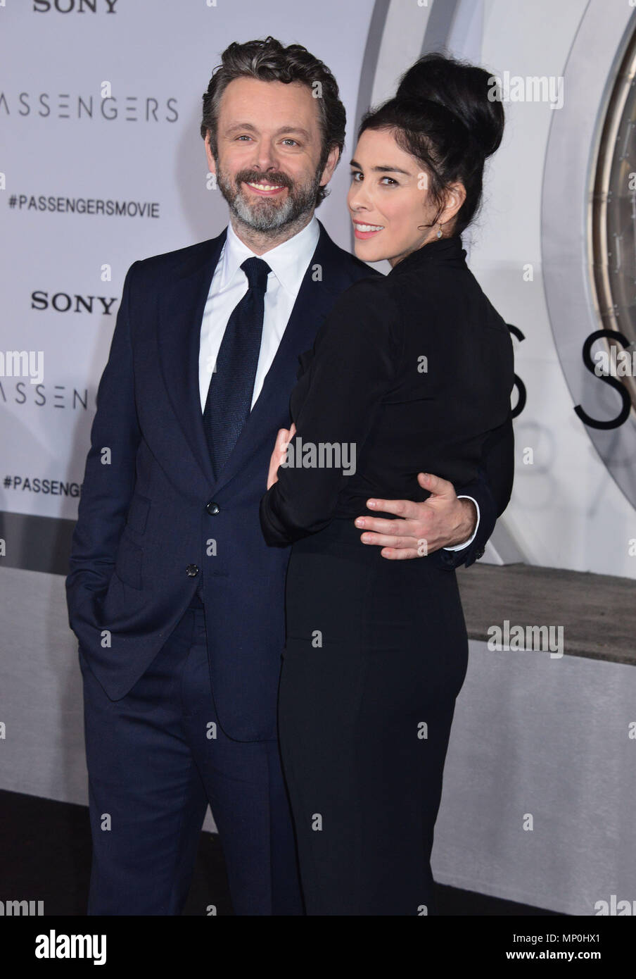 Michael Sheen, Sarah Silverman 036 at the Passengers Premiere at the ...