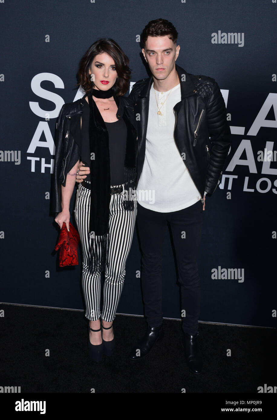 Shenae Grimes, Husband Josh Beech at the "Saint Laurent At The