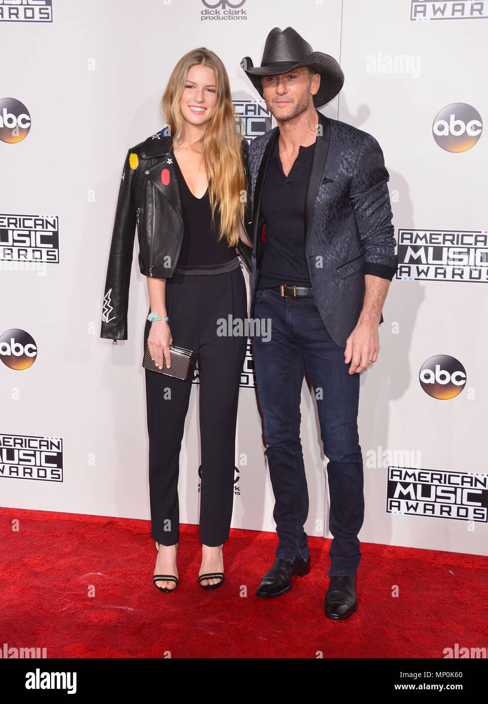 Tim Mcgraw Daughter Maggie Elizabeth Mcgraw 124 At The 2016 American Music Awards At The Microsoft Theatre In Los Angeles November 20 2016 Tim Mcgraw Daughter Maggie Elizabeth Mcgraw 124 Red Carpet