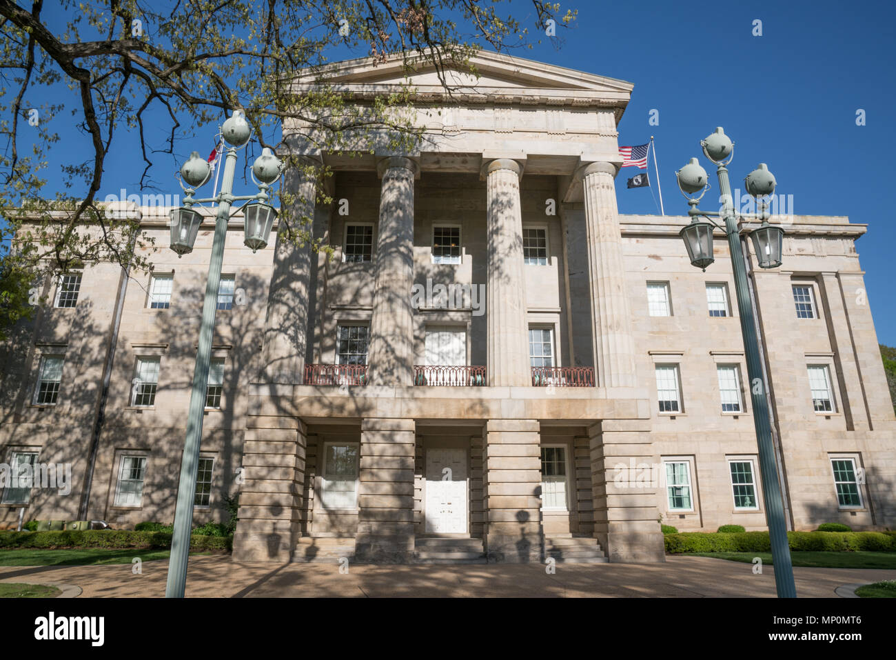 North Carolina Capitol Building in Raleigh Stock Photo