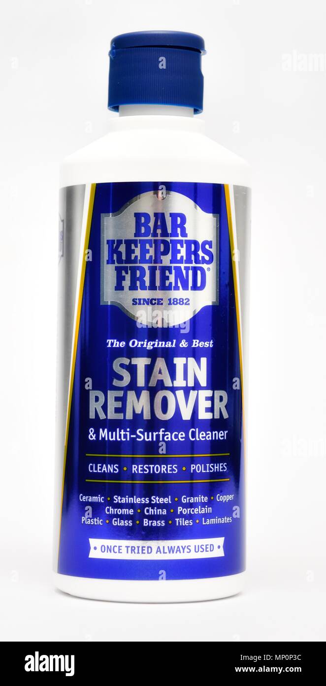 Bar keepers friend stain remover Stock Photo