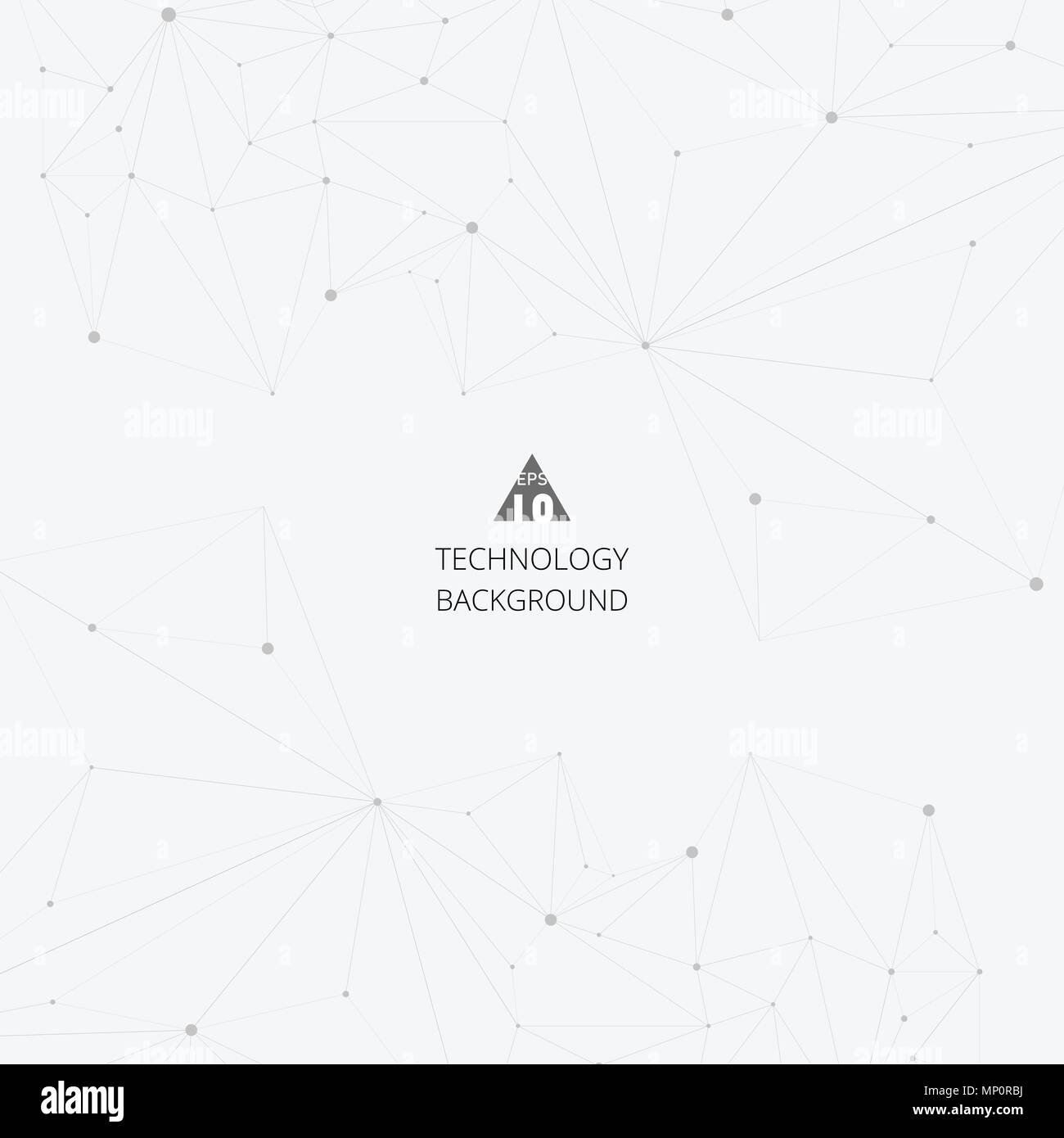 Abstract of techonology triangle digital background, Illustration vector eps10 Stock Vector