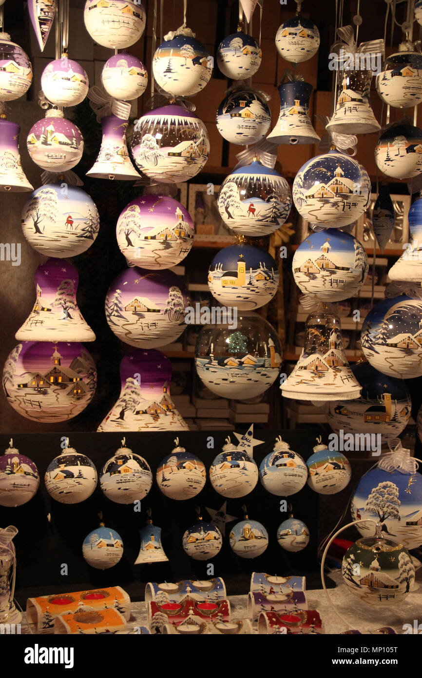 German Christmas Market, Chicago Stock Photo Alamy