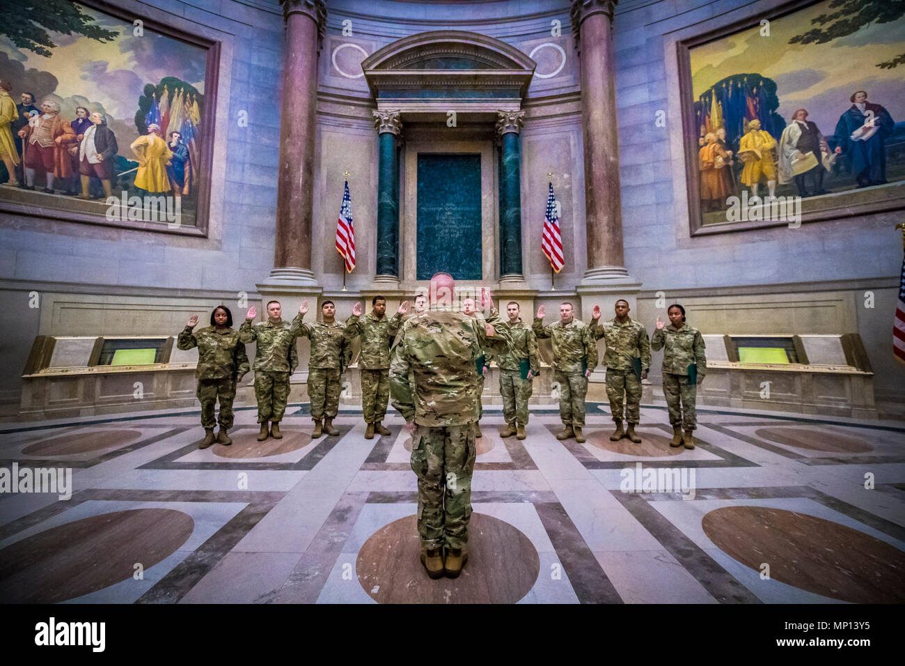 U s army take oath enlistment hi-res stock photography and images - Alamy