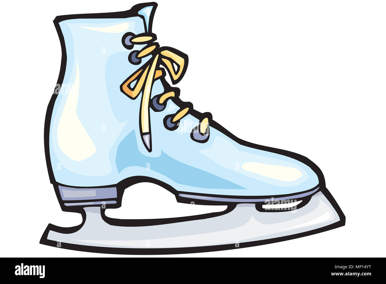 Illustrated image of a Skating shoe Stock Photo