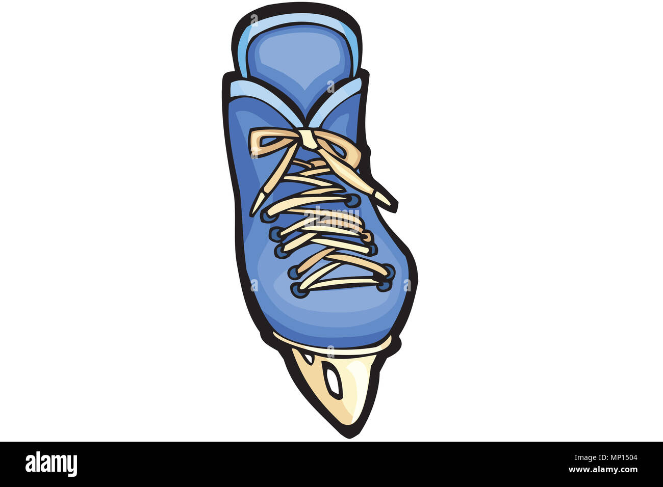 Illustrated image of a Skating shoe Stock Photo