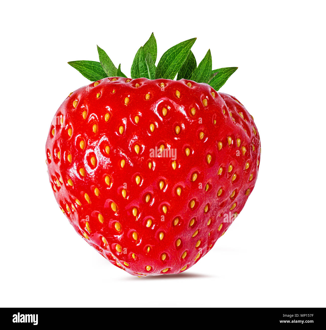strawberry isolated on white background Stock Photo - Alamy