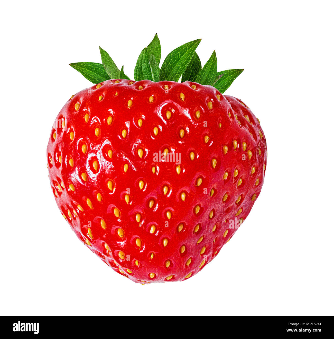 strawberry isolated on white background Stock Photo - Alamy