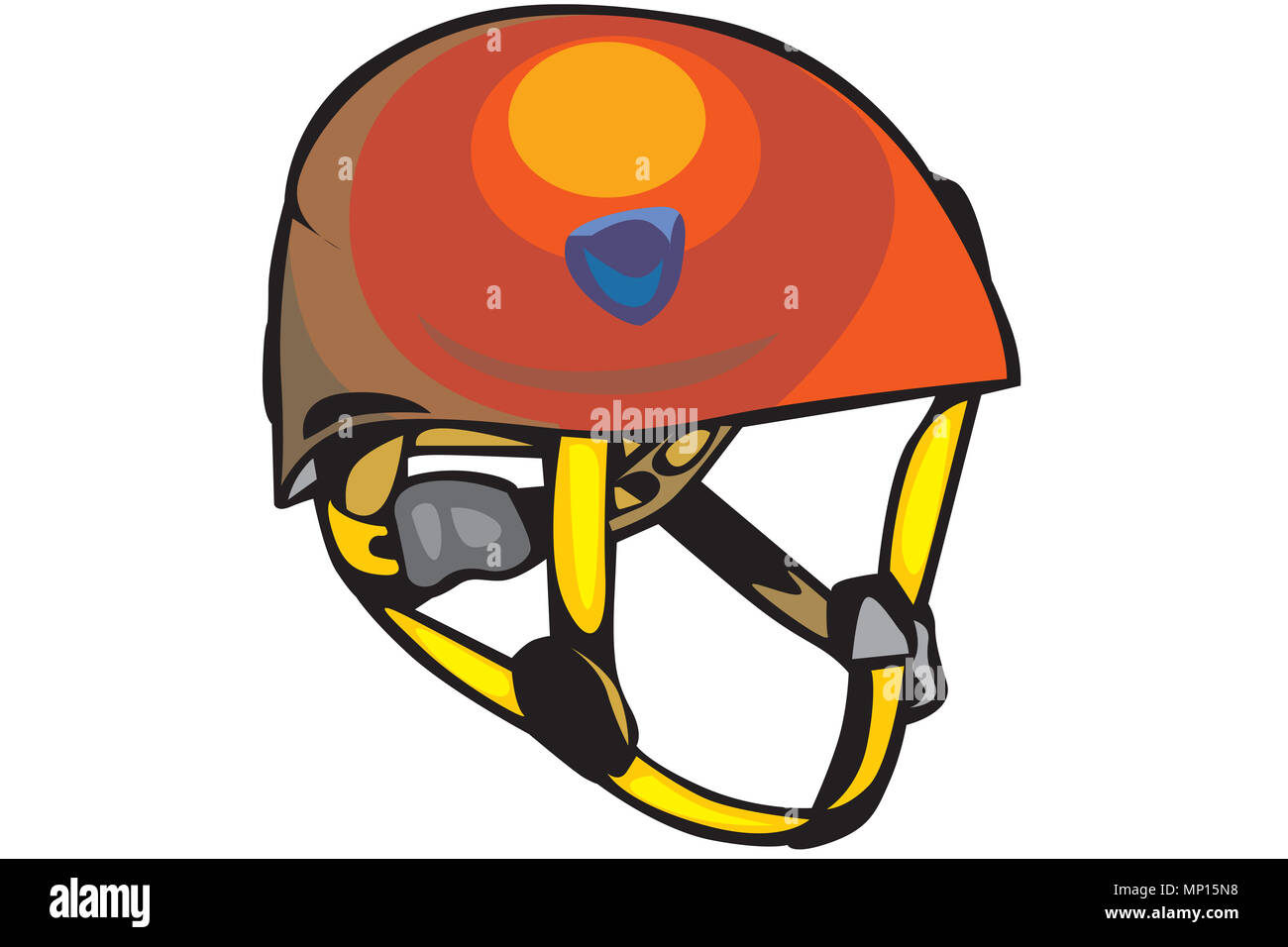 Illustrated image of a helmet Stock Photo - Alamy