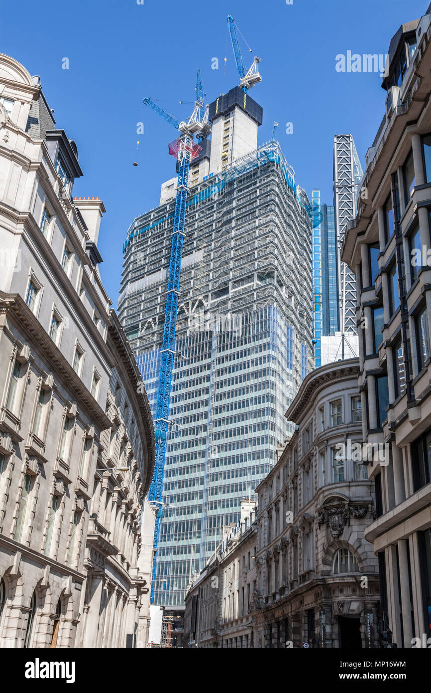 22 Bishopsgate building under construction in London Stock Photo