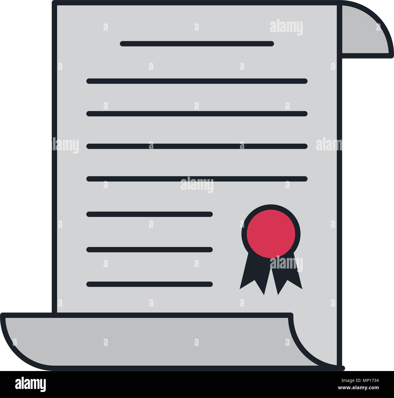 graduation certificate isolated icon vector illustration design Stock ...