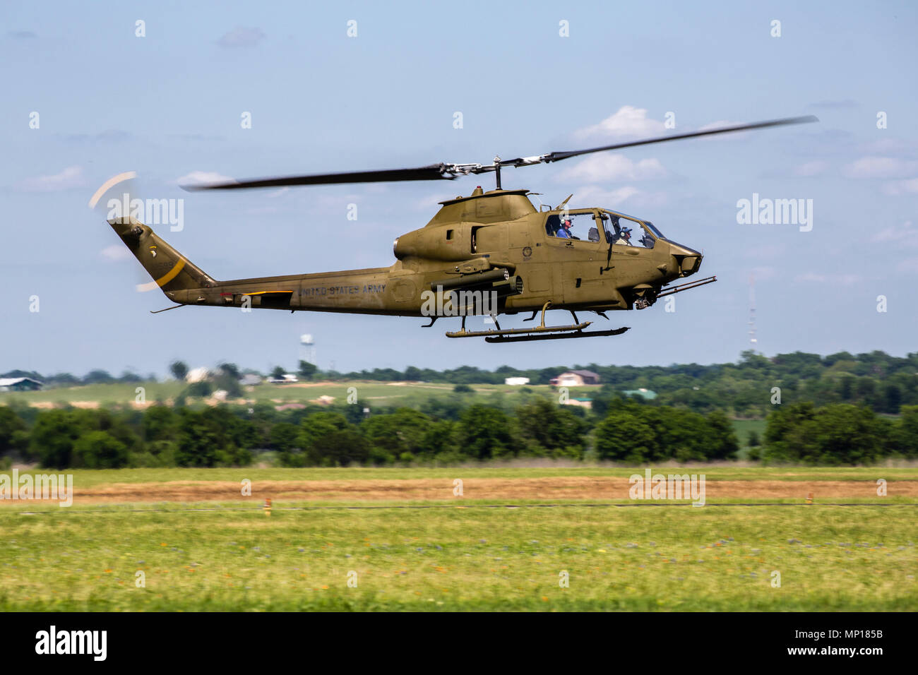 Cobra AH-1 Helicopter at the Central Texas Airshow Stock Photo