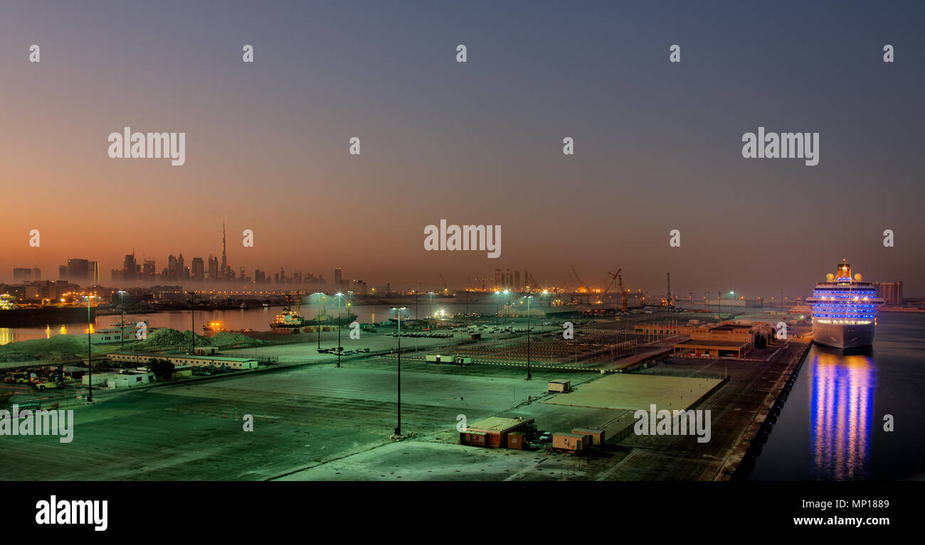 Dubai - Burj Khalifa. Stock Photo